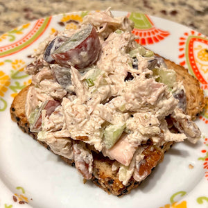 B.T. Leigh's Easy Chicken Salad Recipe using Somethin' For Everything and Rotisserie Chicken
