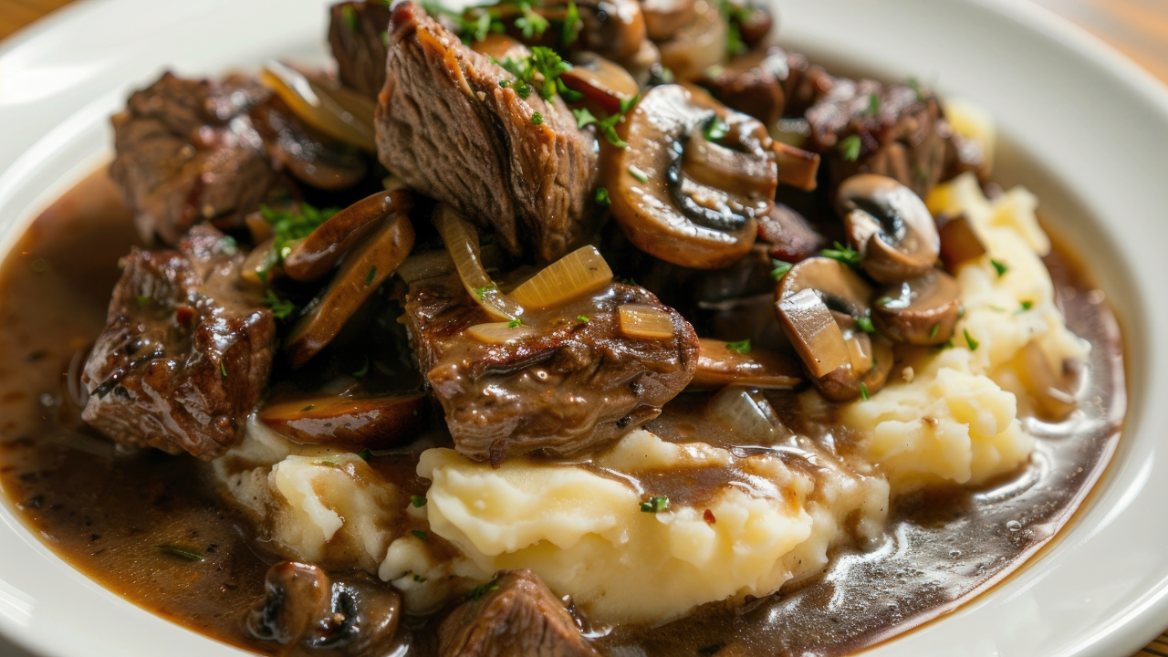 Savory Umami Beef Tips with Mushrooms - B.T. Leigh's Recipes