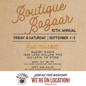 Boutique Bazaar 10th Annual Fall Market