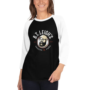 3/4 sleeve raglan shirt - B.T. Leigh's Sauces and Rubs - Merch