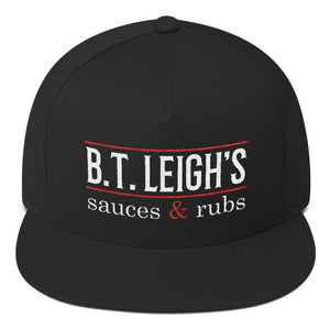 Flat Bill Cap - B.T. Leigh's Sauces and Rubs - Merch