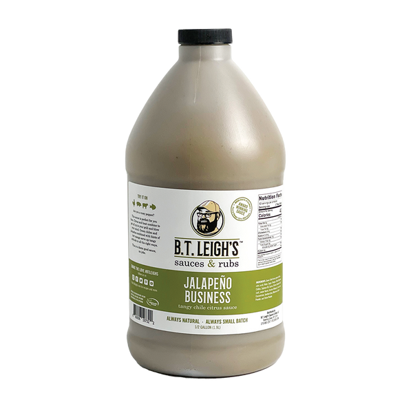 Jalapeño Business - Tangy Chile Citrus Sauce - Half Gallon - B.T. Leigh's Sauces and Rubs - Sauces & Marinades