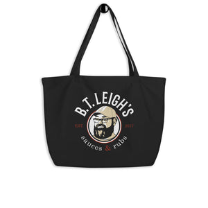 Large organic tote bag - B.T. Leigh's Sauces and Rubs -