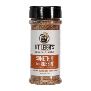 Somethin' For Rubbin' - Sweet & Savory Barbecue Rub - 6 oz Bottle