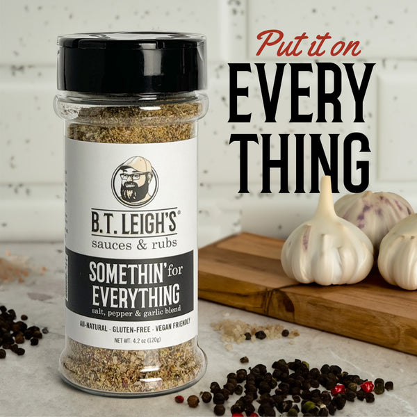 Somethin' For Everything - Salt, Pepper, & Garlic Blend - 4.2 oz Bottle
