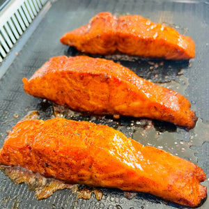 Mustard Maple BBQ Grilled Salmon