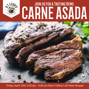 Live Demo - Carne Asada at Rian's Fatted Calf Meat Shoppe