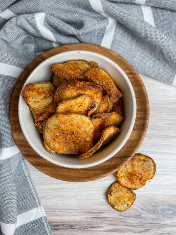Air Fried Savory Spicy Potato Chips