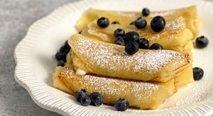 Sweet Cheese Crepes