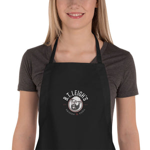 Embroidered Apron - B.T. Leigh's Sauces and Rubs - -  - - Embroidered Apron - Merch - B.T. Leigh's Sauces and Rubs - - #tag1# - - #tag2# - - #tag3#