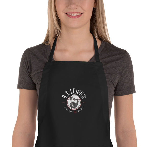 Embroidered Apron - B.T. Leigh's Sauces and Rubs - Merch