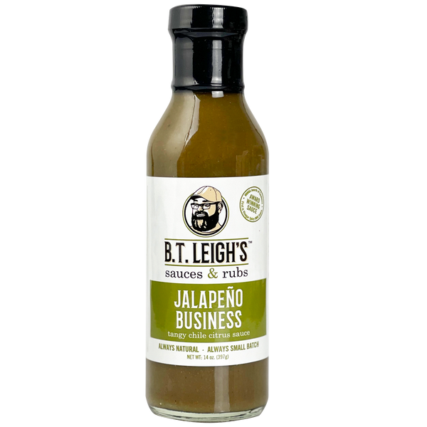 Jalapeño Business - Tangy Chile Citrus Sauce - 14 oz Bottle - B.T. Leigh's Sauces and Rubs - -  - -  - - #tag1# - - #tag2# - - #tag3#