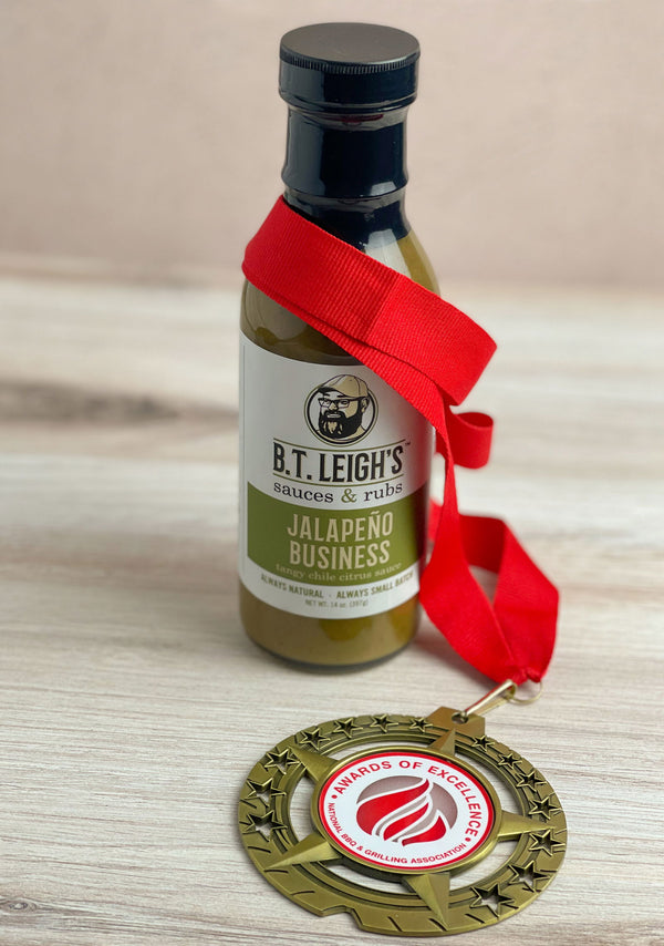 Jalapeño Business - Tangy Chile Citrus Sauce - 14 oz Bottle - B.T. Leigh's Sauces and Rubs - -  - -  - - #tag1# - - #tag2# - - #tag3#