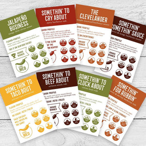 Retail Shelf Signs - B.T. Leigh's Sauces and Rubs - Marketing Material