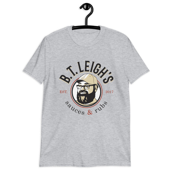 Short-Sleeve Unisex T-Shirt - B.T. Leigh's Sauces and Rubs - -  - -  - - #tag1# - - #tag2# - - #tag3#