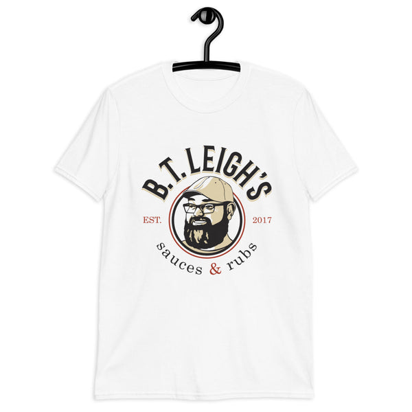 Short-Sleeve Unisex T-Shirt - B.T. Leigh's Sauces and Rubs - -  - -  - - #tag1# - - #tag2# - - #tag3#