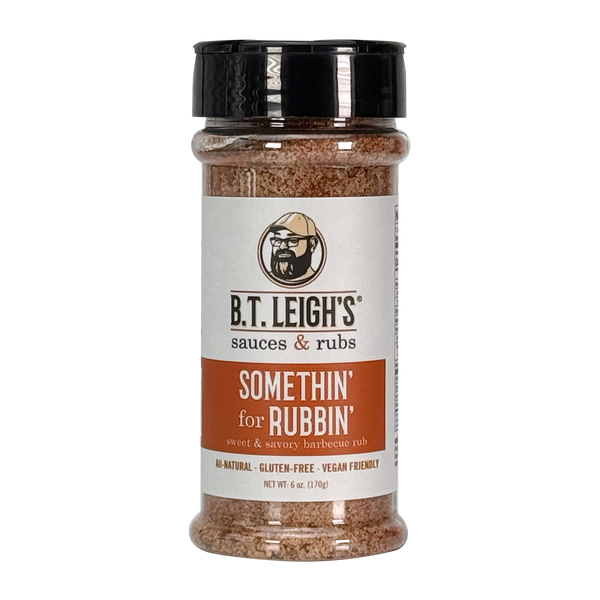 Somethin' For Rubbin' - Sweet & Savory Barbecue Rub - 6 oz Bottle