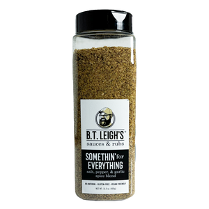 Somethin' For Everything - Salt, Pepper, & Garlic Blend - 16.9 oz bottle - B.T. Leigh's Sauces and Rubs - -  - -  - - #tag1# - - #tag2# - - #tag3#