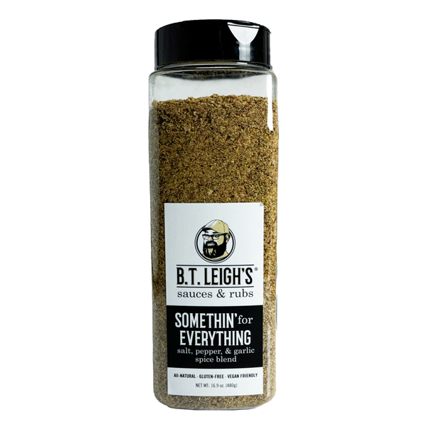 Somethin' For Everything - Salt, Pepper, & Garlic Blend - 16.9 oz bottle - B.T. Leigh's Sauces and Rubs - -  - -  - - #tag1# - - #tag2# - - #tag3#