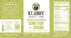 Somethin' For Spring - Asian Inspired Lemon Pepper Blend - 4 oz Bottle -  - 