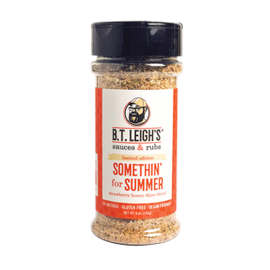 Somethin' For Summer - Strawberry Honey Dijon Seasoning - 5 oz Bottle - B.T. Leigh's Sauces and Rubs - -  - -  - - #tag1# - - #tag2# - - #tag3#