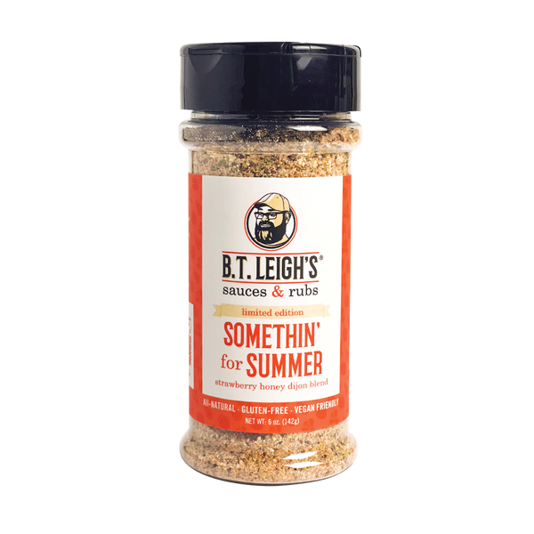 Somethin' For Summer - Strawberry Honey Dijon Seasoning - 5 oz Bottle - B.T. Leigh's Sauces and Rubs - -  - -  - - #tag1# - - #tag2# - - #tag3#