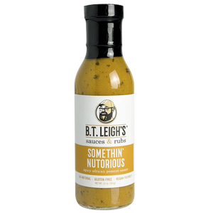 Somethin' Nutorious - Spicy African Peanut Sauce - 12 oz Bottle - B.T. Leigh's Sauces and Rubs - -  - -  - - #tag1# - - #tag2# - - #tag3#