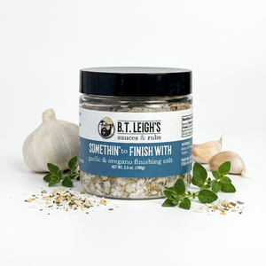 Somethin' To Finish With - Garlic & Oregano Finishing Salt