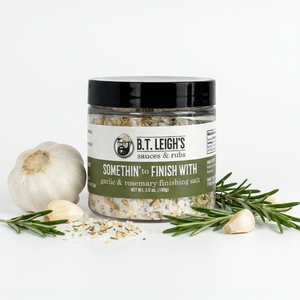Somethin' To Finish With - Garlic & Rosemary Finishing Salt