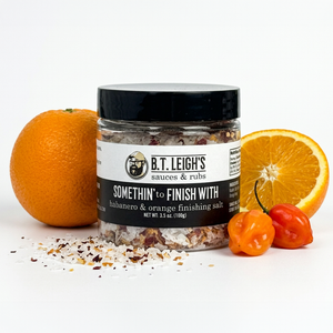 Somethin' To Finish With - Habanero & Orange Finishing Salt - Hot Salt