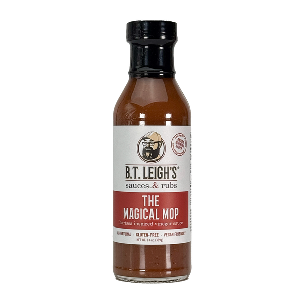 The Magical Mop - Harissa Inspired Carolina Vinegar Sauce - 13 oz Bottle