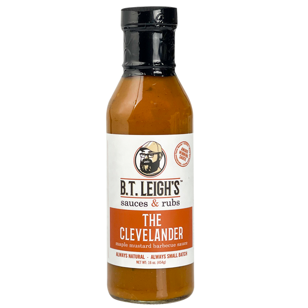 The Clevelander - Mustard Maple Rosemary Barbecue Sauce - 16 oz Bottle - B.T. Leigh's Sauces and Rubs - -  - -  - - #tag1# - - #tag2# - - #tag3#