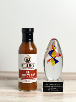 The Magical Mop - Harissa Inspired Carolina Vinegar Sauce - 13 oz Bottle -  - 