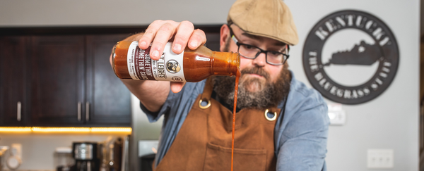 B.T. Leigh's pours sauce