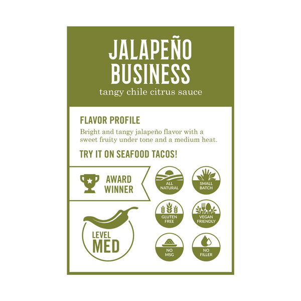 Jalapeño Business - Tangy Chile Citrus Sauce - Half Gallon